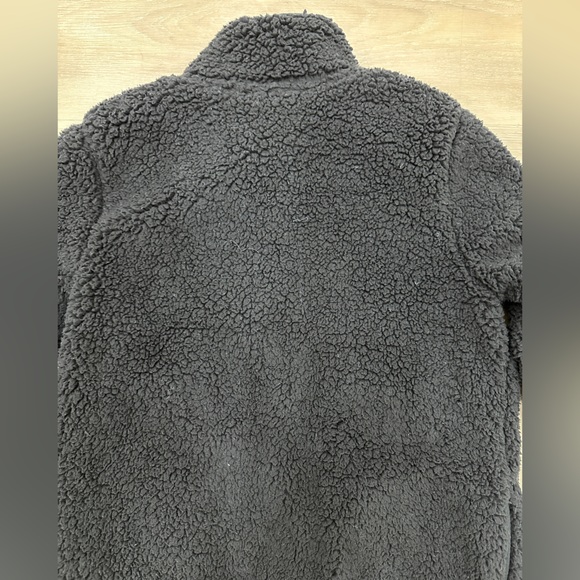 Joe Fresh Sherpa Jacket, Boys, Medium, Size 7-8, Charcoal Gray - Picture 7 of 7